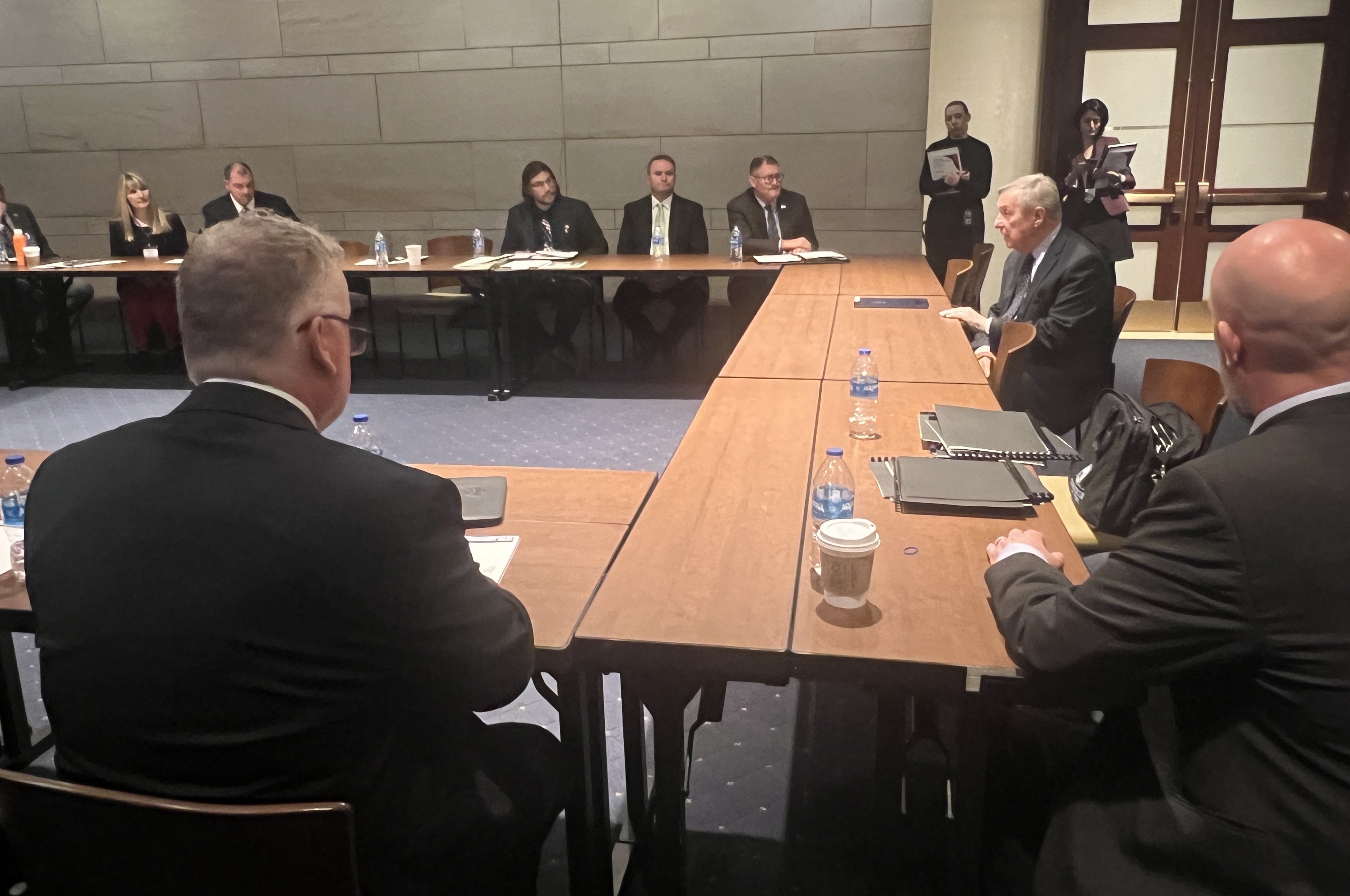 group meeting with Senator Dick Durbin in D.C. 