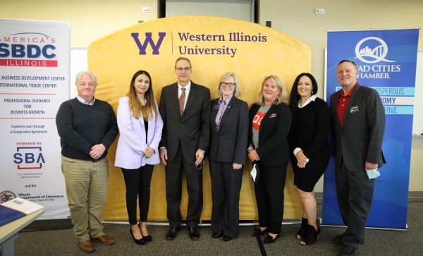 Group photo of people who are involved in new SBDC hires