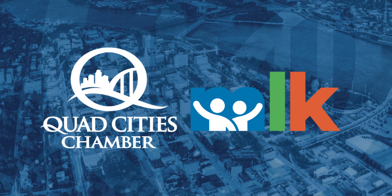 Quad Cities chamber and MLK center logo 