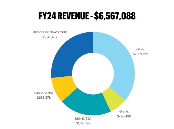 FY24 revenue pie chart