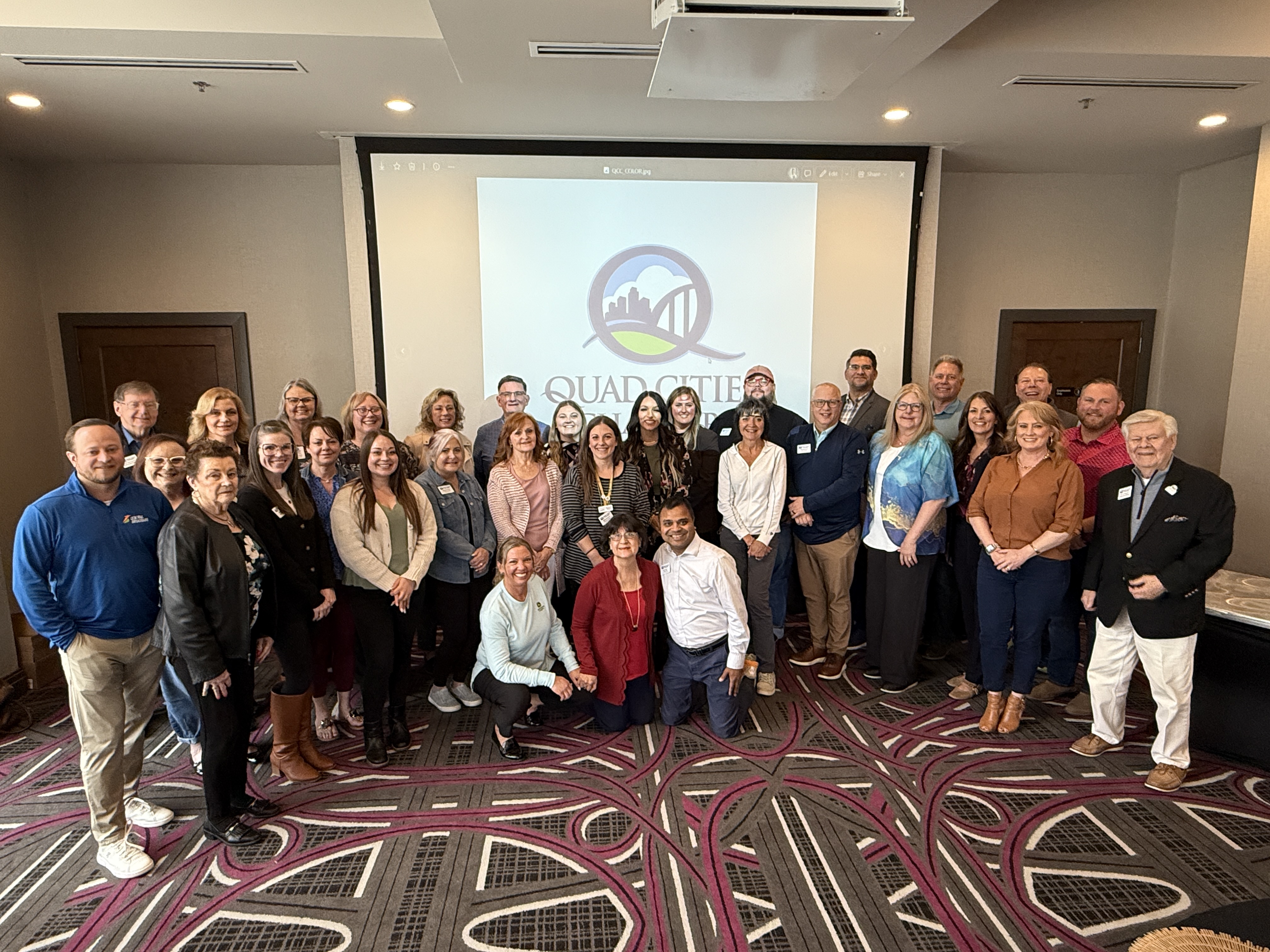 Quad Cities Chamber Ambassadors Group Photo