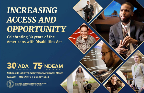 National Disability Employment Awareness Month graphic
