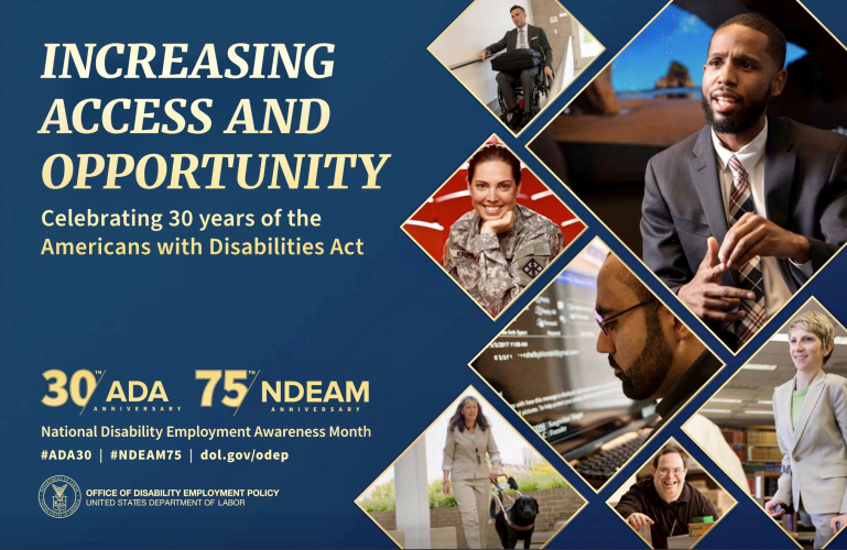 National Disability Employment Awareness Month graphic