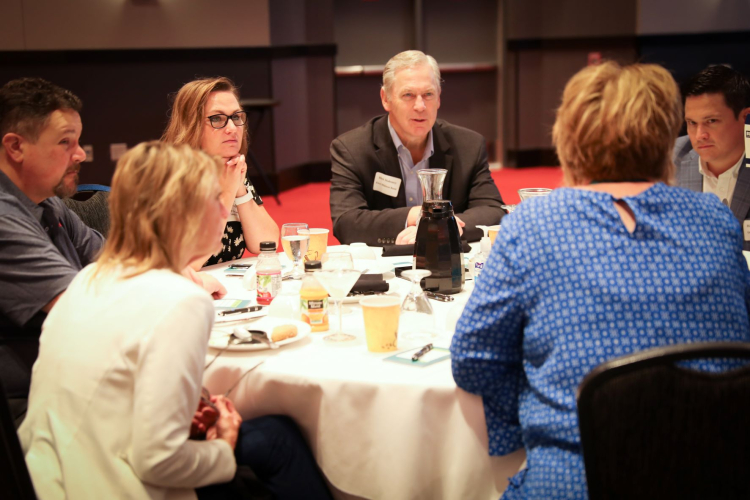 Table discussion at Business Forum