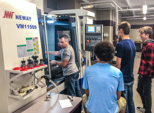 Moline High School CNC Machining Apprenticeship program