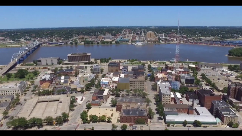 Photo of downtown Rock Island