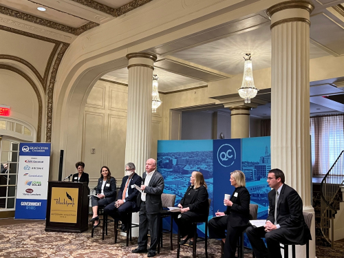 photo of panel of legislators at event