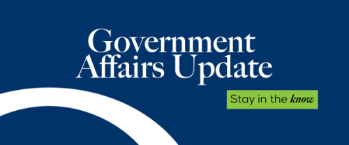 Govt. Affairs update 