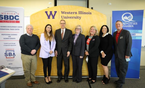 Group photo of people who are involved in new SBDC hires