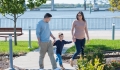 Jetty Park walking along the Mississippi River
