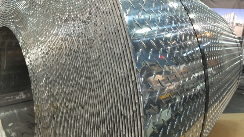 roll of aluminum at alcoa factory