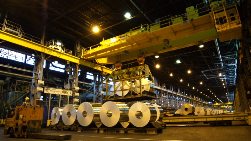 rolls of aluminum at Arconic