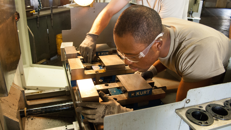 Manufacturing worker