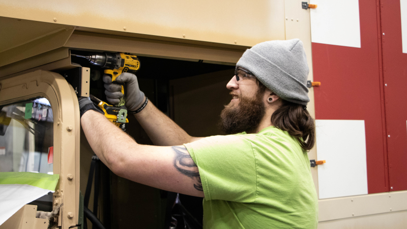 Manufacturing worker