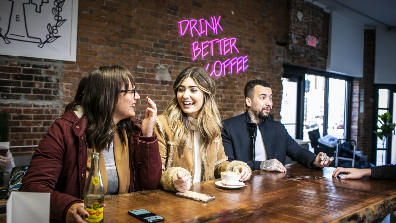 Friends having coffee - Quad Cities