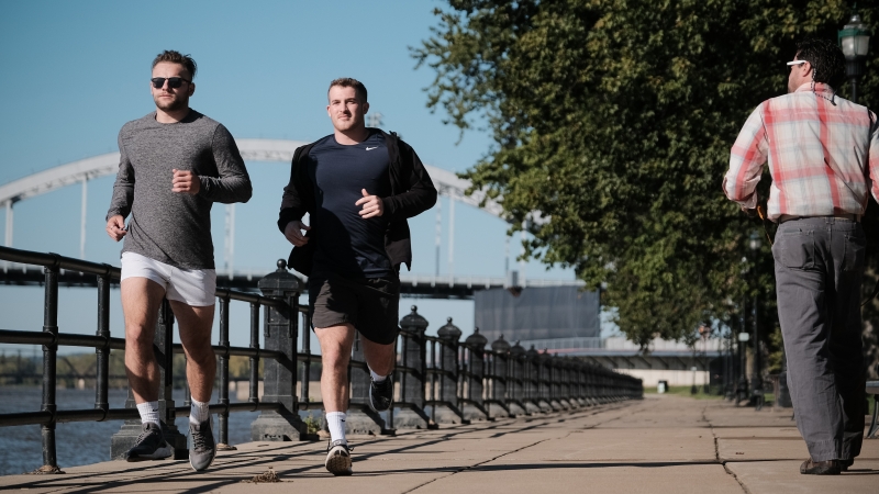 Jogging along the Mississippi River4 - Quad Cities