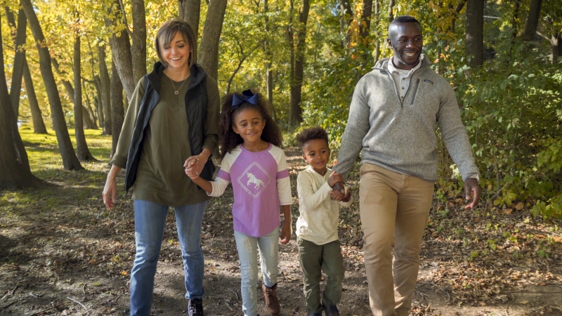 Hiking at Blackhawk State Park